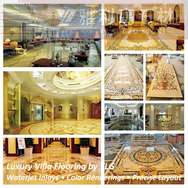 Large Marble Medallion Tile