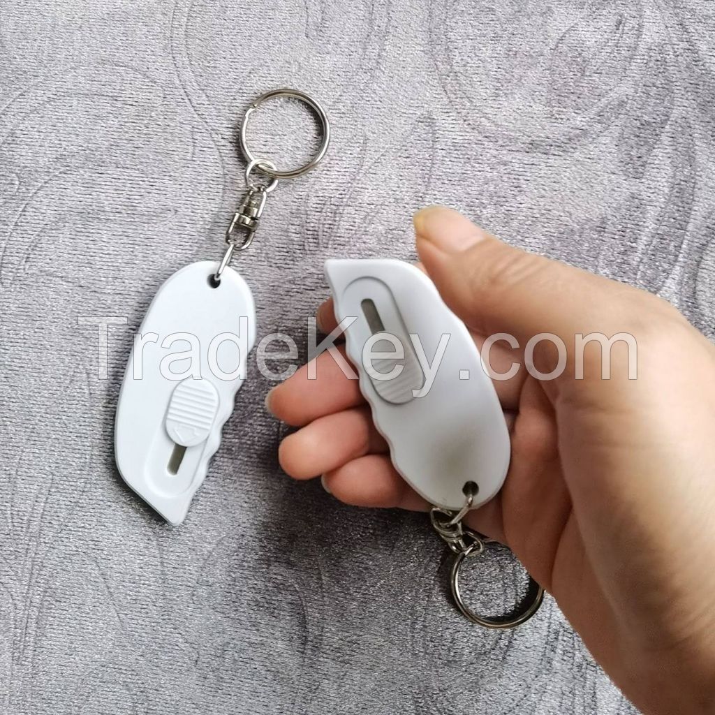 Mini Safety Box Cutter With Keychain