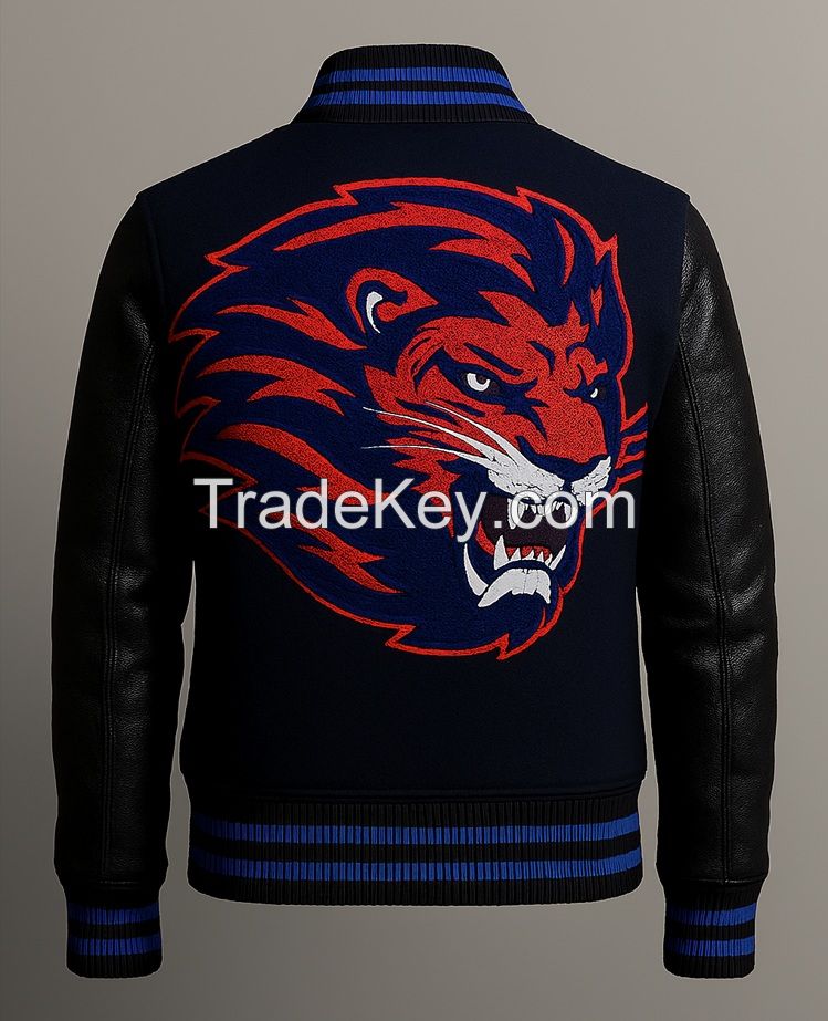 Winter High Quality OEM Bomber European US Sizes Customized Size Thickened Lambskin Men Genuine Leather Jackets