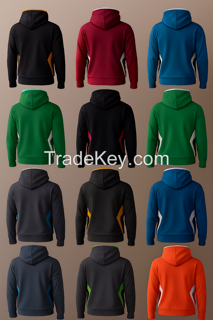 Wholesale Stripe Pullover Hooded Sweatshirt Colorblock Heavyweight Raglan Sleeves Comfortable Long Sleeves Soft Men Hoodies