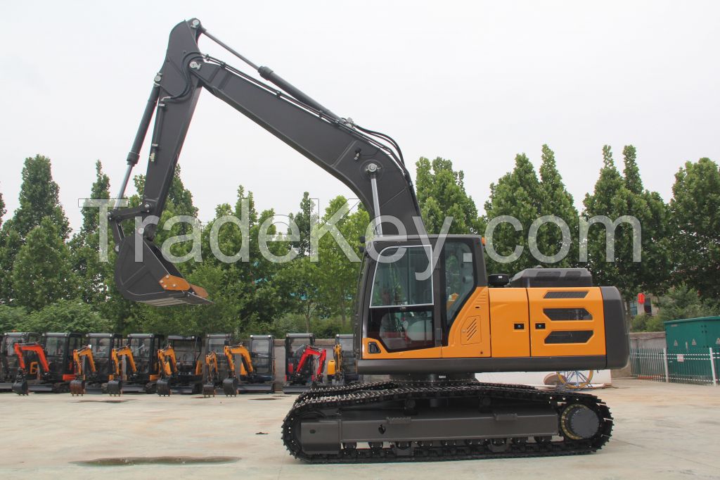 23 Ton Crawler Excavator Cummins engine for Construction, Civil Engineering, Earthmoving Projects,