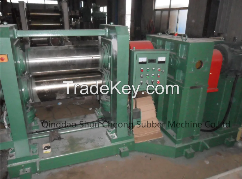 Two Roller Rubber Calender Machine Oversea Service(37kw)