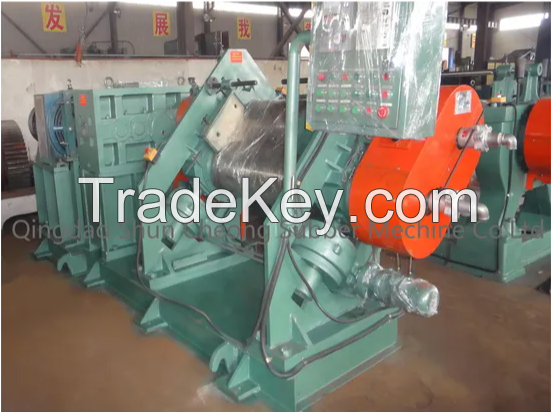 Two Roller Rubber Calender Machine Oversea Service(37kw)
