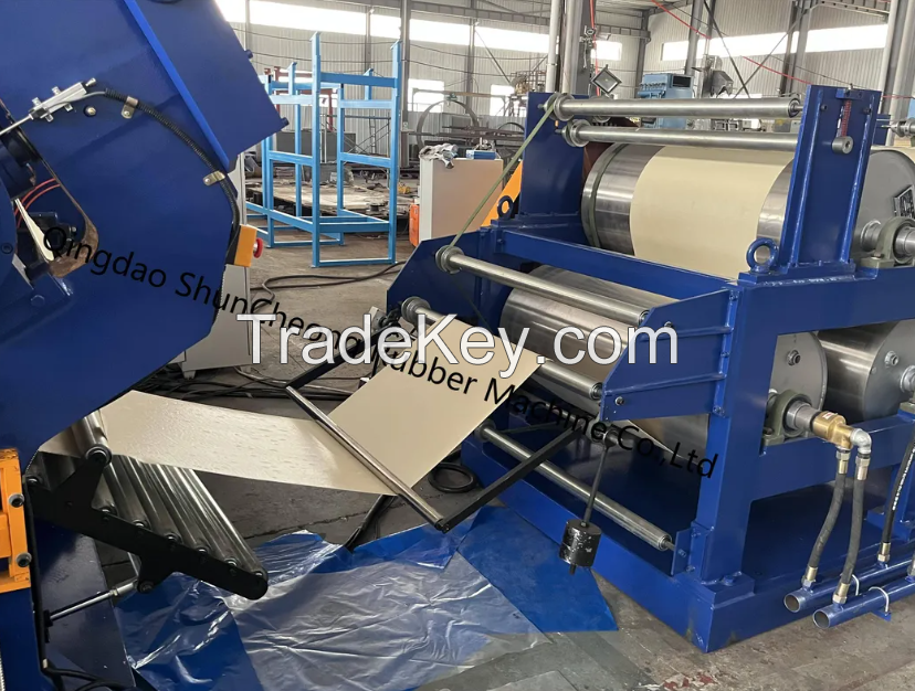 Two Roller Rubber Calender Machine Oversea Service(37kw)