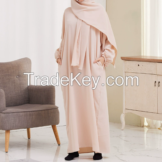 Cross border women's dress Middle East TÃÂ¼rkiye hooded gown dress