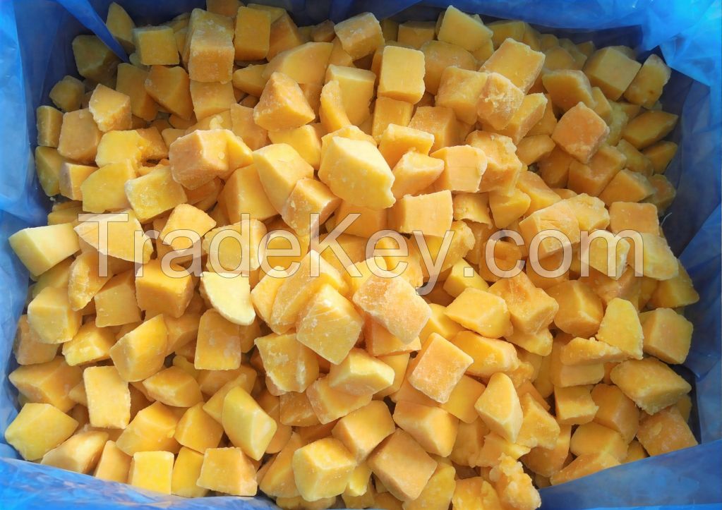 Egyland IQF mango cubes, IQF mango slices, IQF mango halves, Frozen mango, IQF mango supplier, IQF mango exporter, Frozen mango Egypt, IQF mango whole, IQF mango cut, Bulk frozen mango, Individually Quick Frozen mango, Frozen fruit supplier  Product categ