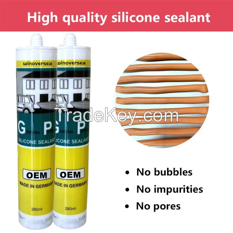GP acetic glass silicone sealant 
