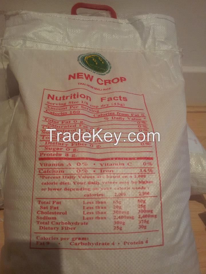 Premium Quality Thai Jasmine Rice  - 5% Broken - Wholesale Exporter