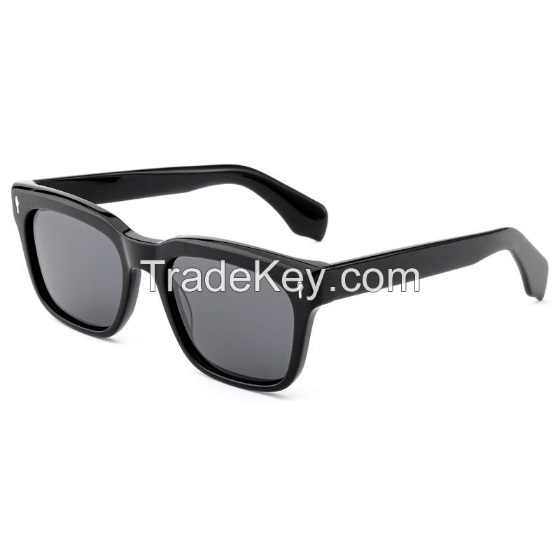 2026 Fashion UV400 Polarized Sunglasses with Acetate Frame Outdoor Anti Glare Sun Glasses for Everyday Use
