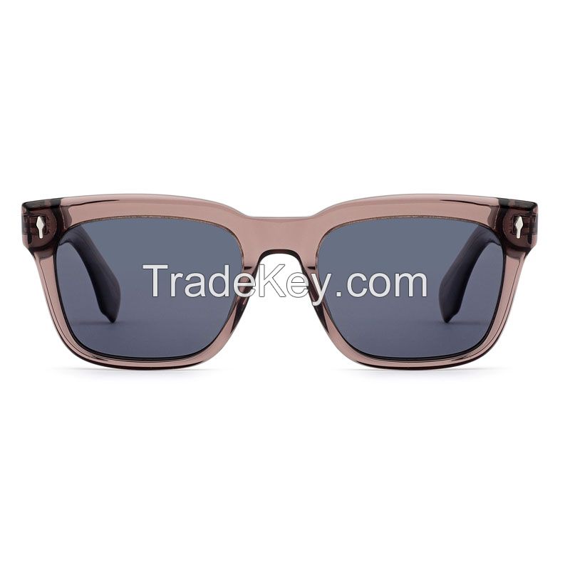 2026 Fashion UV400 Polarized Sunglasses with Acetate Frame Outdoor Anti Glare Sun Glasses for Everyday Use