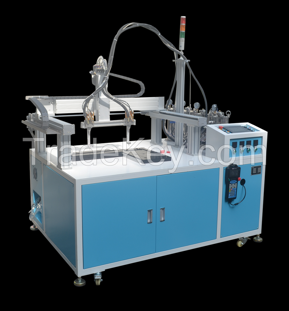 Two-component potting machine