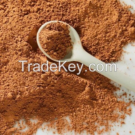 Food Grade Natural Cocoa Powder Fat 10-12% Alkalized Dark Brown Alkalized Cocoa Powder 25kg