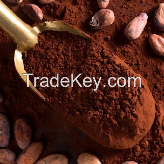 Food Grade Natural Cocoa Powder Fat 10-12% Alkalized Dark Brown Alkalized Cocoa Powder 25kg