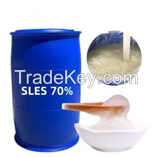 Detergent Raw Materials Sodium Lauryl Ether Sulphate SLES 70% Texapon N70 CAS 68585-34-2