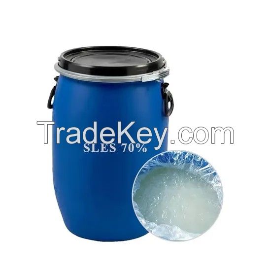 Detergent Raw Materials Sodium Lauryl Ether Sulphate SLES 70% Texapon N70 CAS 68585-34-2