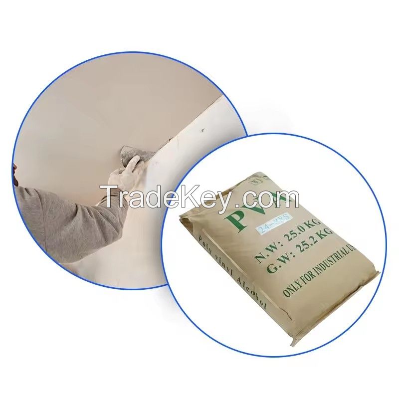 Construction Chemical Additives PVA Polyvinyl Alcohol Main Raw Material for Making Epoxy Glue