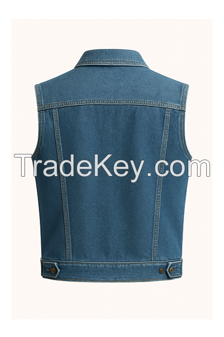 Sleeveless Denim Jacket
