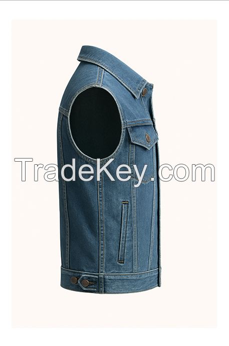 Sleeveless Denim Jacket