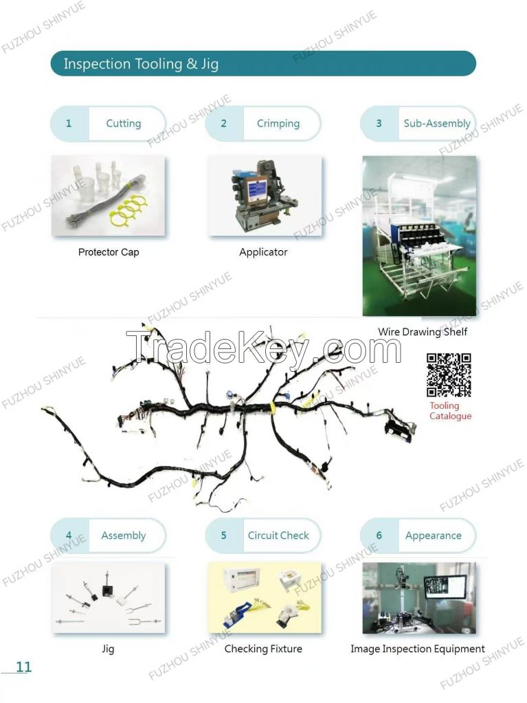 Automotive wire harness, auto electrical components, electric motorcycle wire harness, plastic injection parts, components assembly