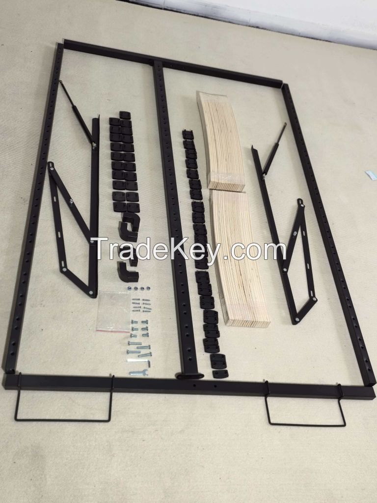 Plastic rounded-corner slat bed