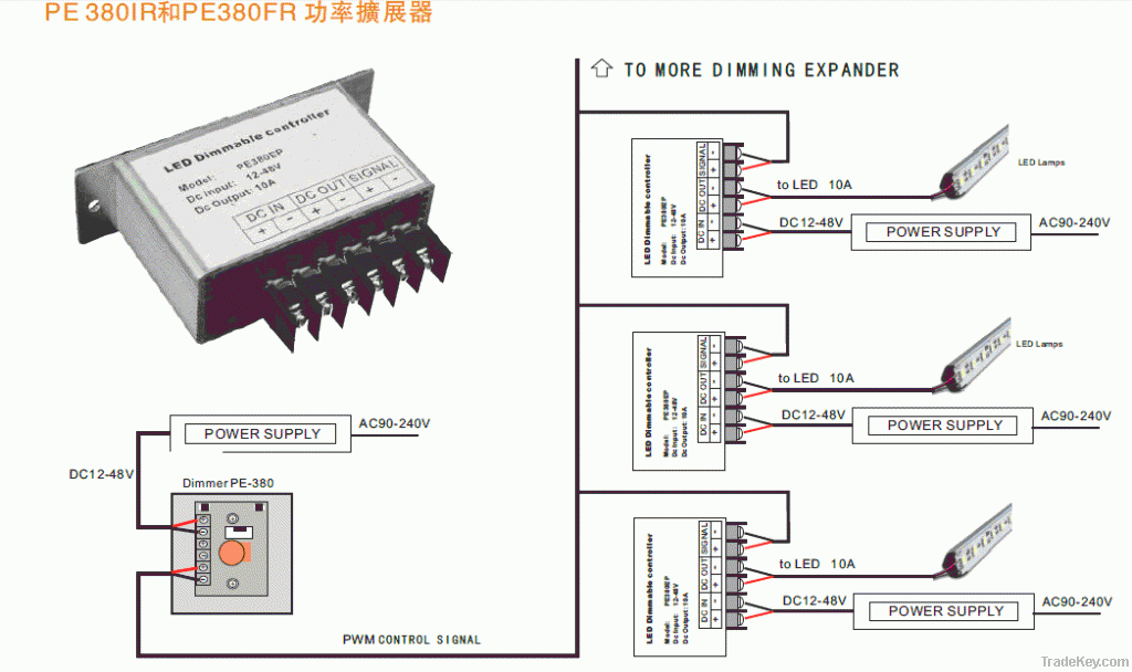 DC Constant Voltage PWM Dimming Expander