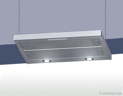 Slide-out range hood