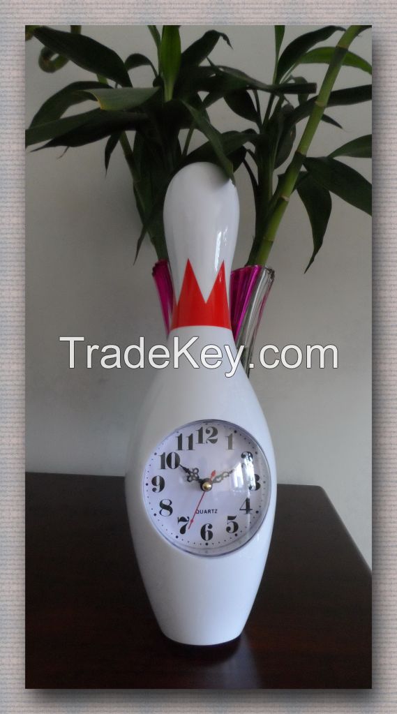 bowling pin clock