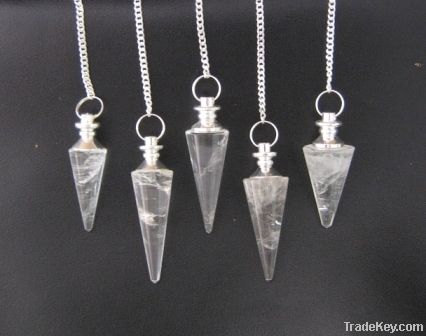 Wholesale Crystal Quartz 12 facet Pendulum