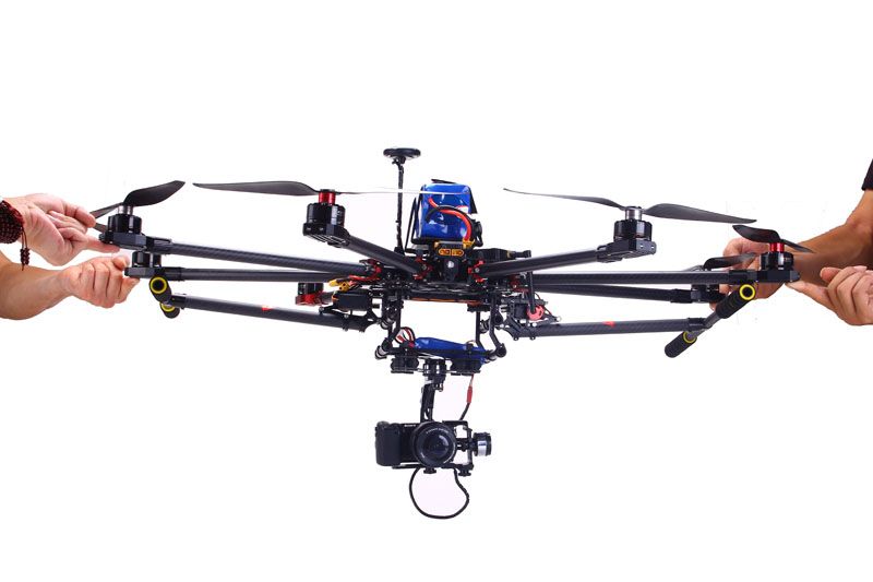 New products Aerial FPV octocopter drones for professional aerial photography aircraft