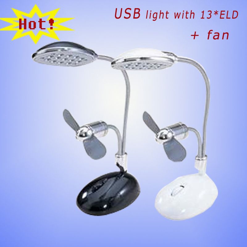 USB light mini light with USB fan