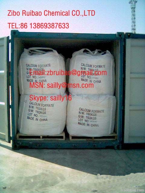 cement, constructiona & mixture additives---calcium formate