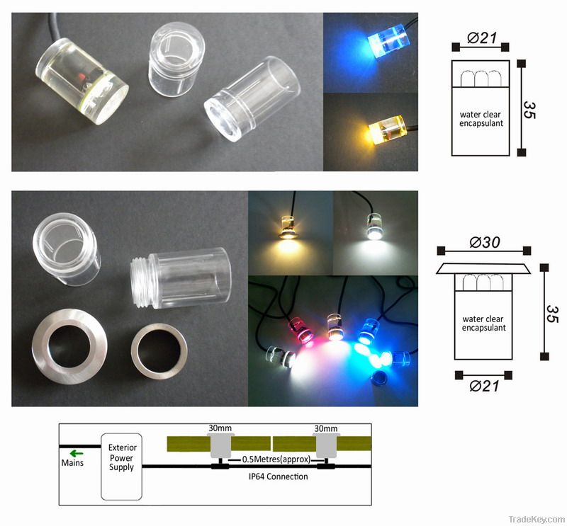 LED decking lights