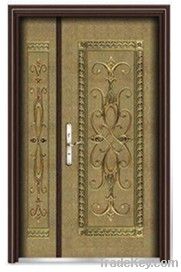 Wholly-Aluminum-Cast Carving primary-secondary door