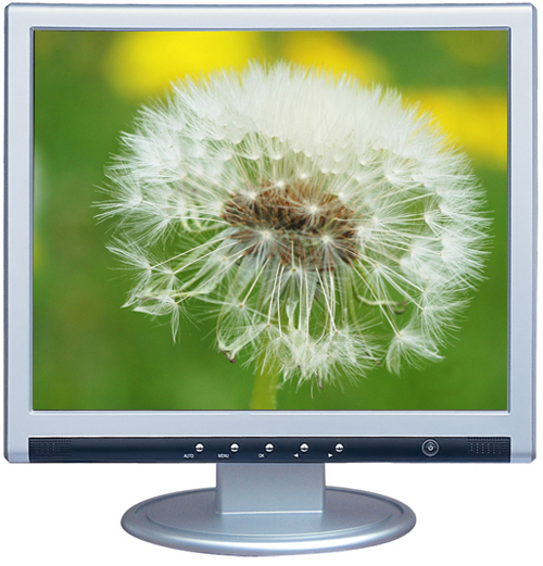 new 19" LCD monitor with TV and AV