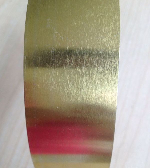 Gold Lacquered Tinplate Strip