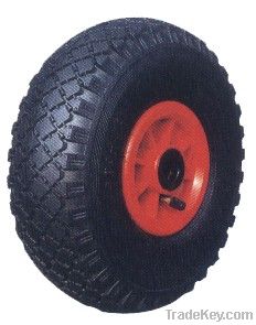 Solid rubber wheel