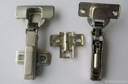 Soft-closing cabinet hinge