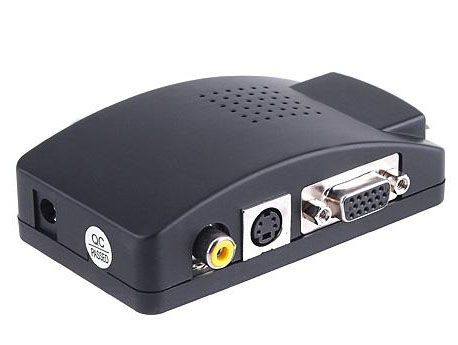 BNC(AV/S-Video/VGA) to VGA Converter