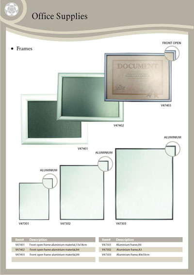 Aluminum picture frame