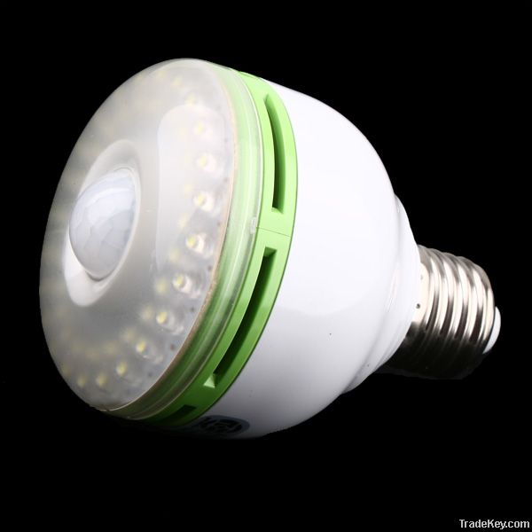 110V-240V E27 48 LEDs PIR Occupancy Motion Sensor LED Light Bulb Lamp