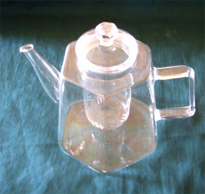 glass teapot