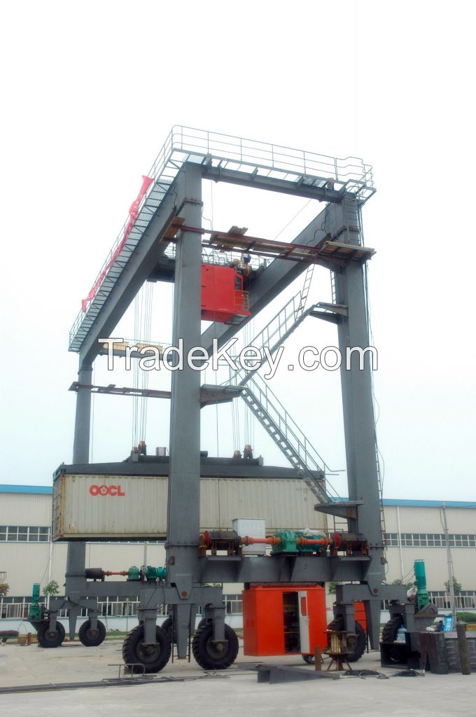 Heavy Duty Double Girder Container Gantry Cranes