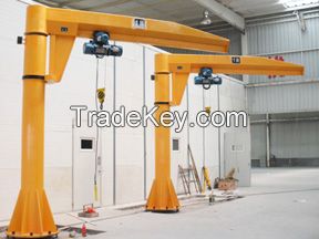 360 degree 10 ton floor mounted column jib crane