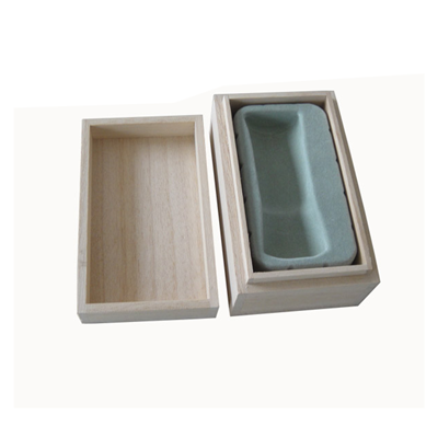 Hot sale unfinished wood box with slide lid