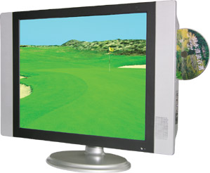 19inch lcd tv with build in DVD player