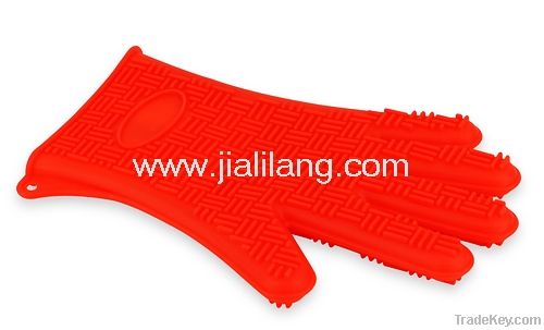 Silicone oven glove