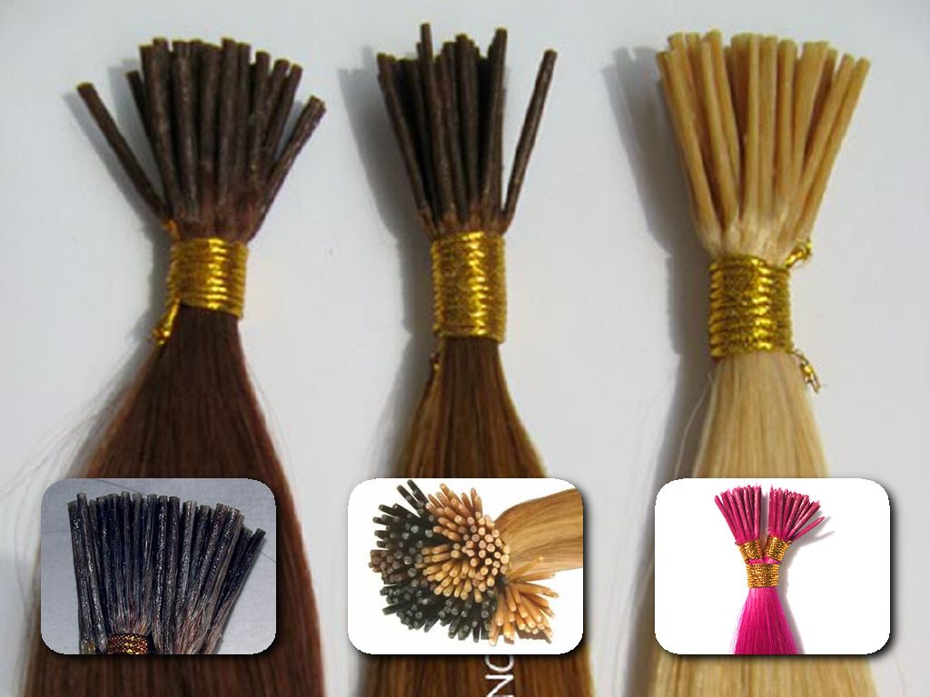 100% human hair I tip pre bonded hair