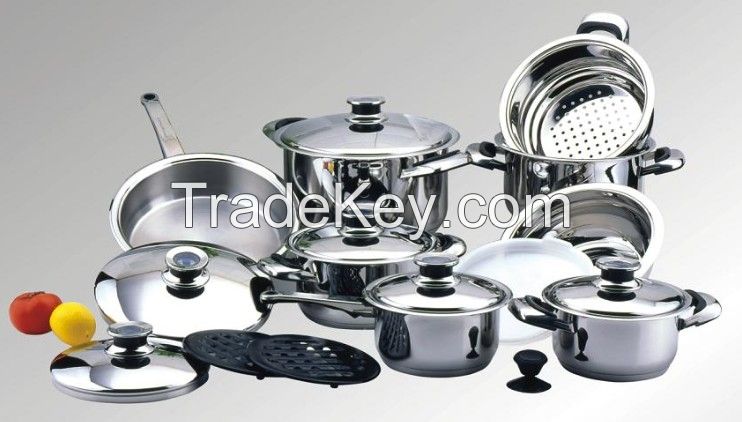 18PCS SS COOKWARE SET