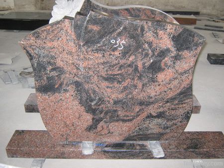 Black Granite Tombstone