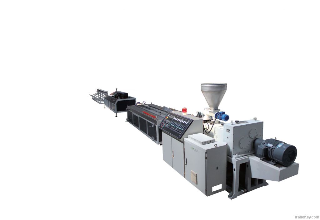 PVC and PVC-WOOD profile production line